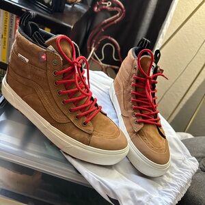 VANS Sk8-Hi MTE-2 High Top Lights Brown Suede Women's